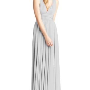 Twobirds Classic Ballgown in Silver
